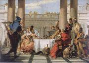 Giambattista Tiepolo The banquet of the Kleopatra oil painting